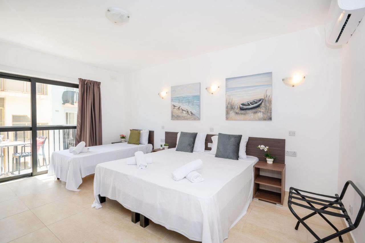 Islet Promenade Seafront 1 Bedroom Apartment With Sea View Balcony By Getawaysmalta St. Paul's Bay Luaran gambar
